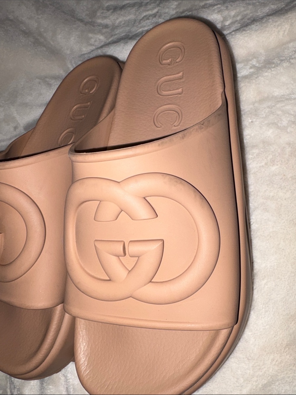 Gucci soft rubber platform sandals 100% Authentic - Picture 4 of 5